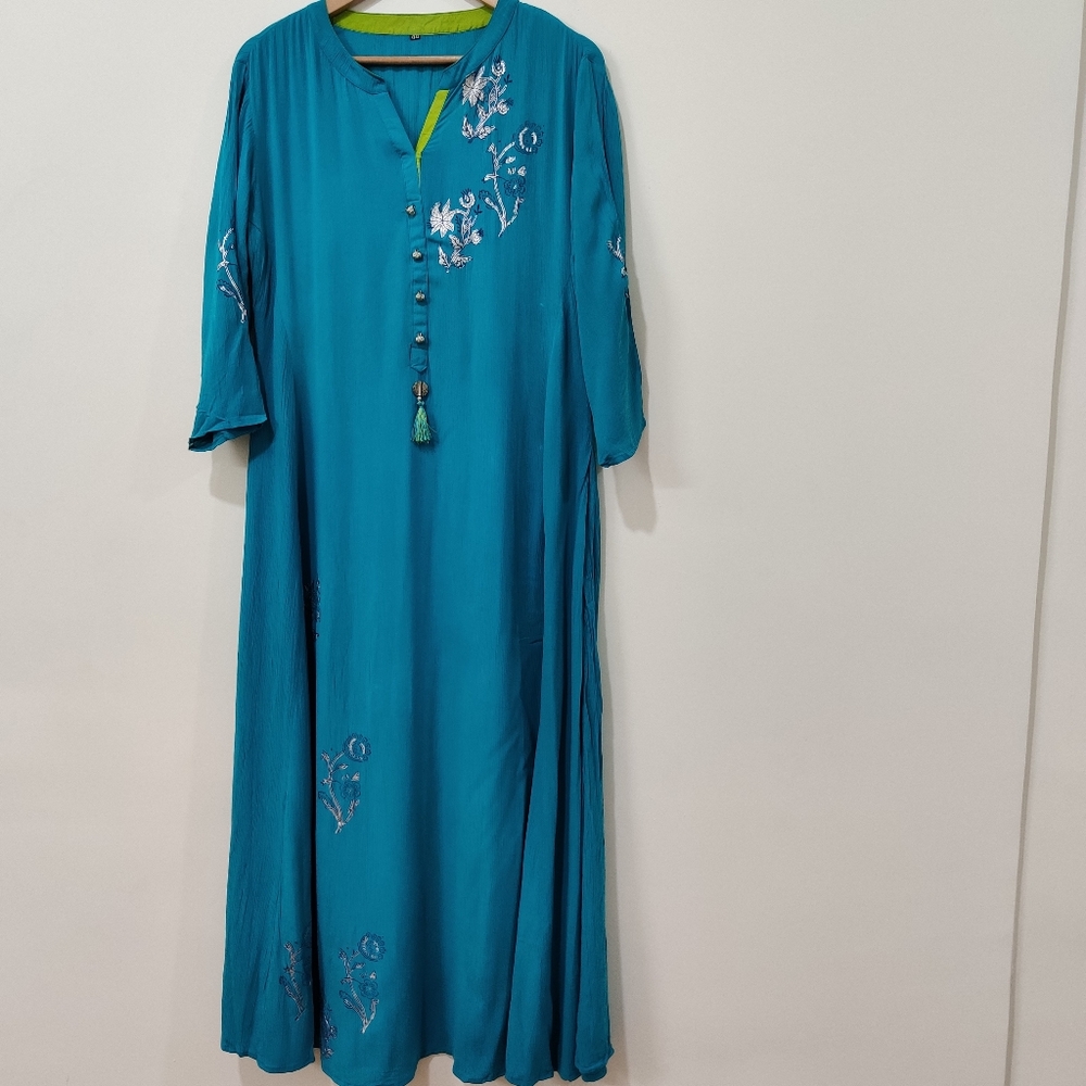 (NWOT) Sea Green Kurti - Picture 7 of 8